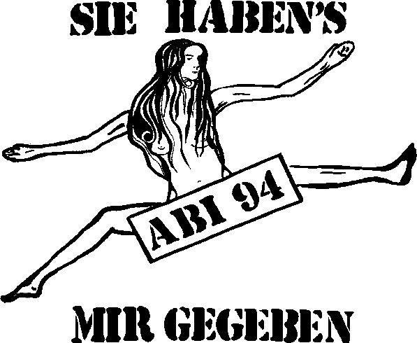 R&uuml;ckseite unseres Abi-T-Shirts